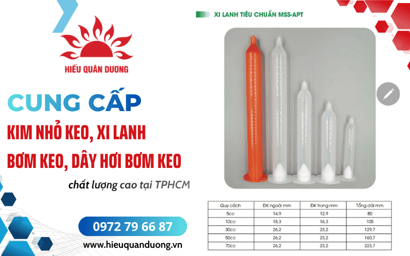 xi lanh bơm keo